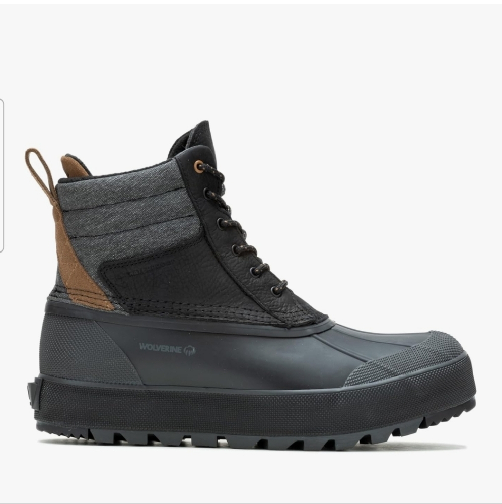 WOLVERINE Torrent Trek Boots Waterproof Leather 100G Insulation EPX Hike Snow 8